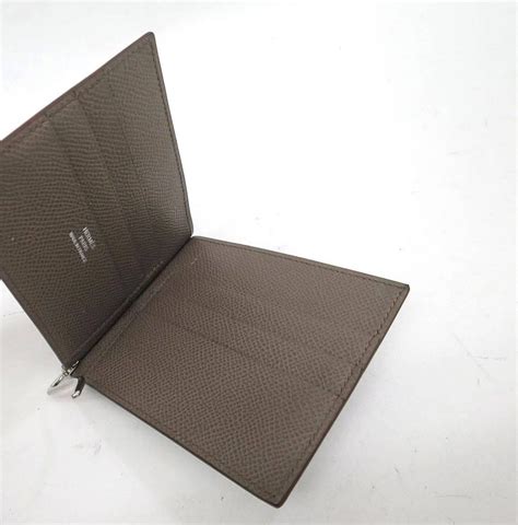 hermes wallet with metal clip